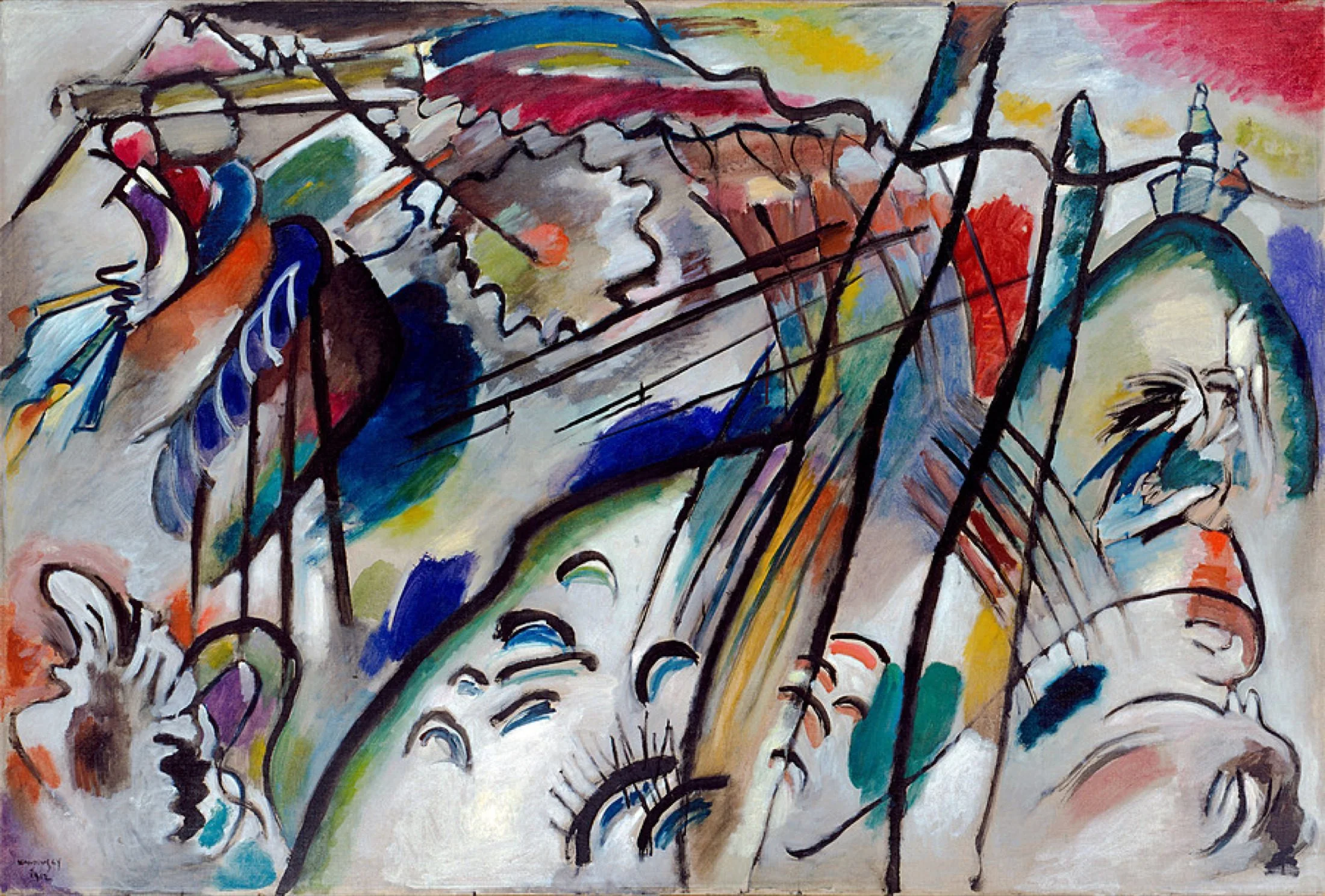 Improvisation 28 by Wassily Kandinsky