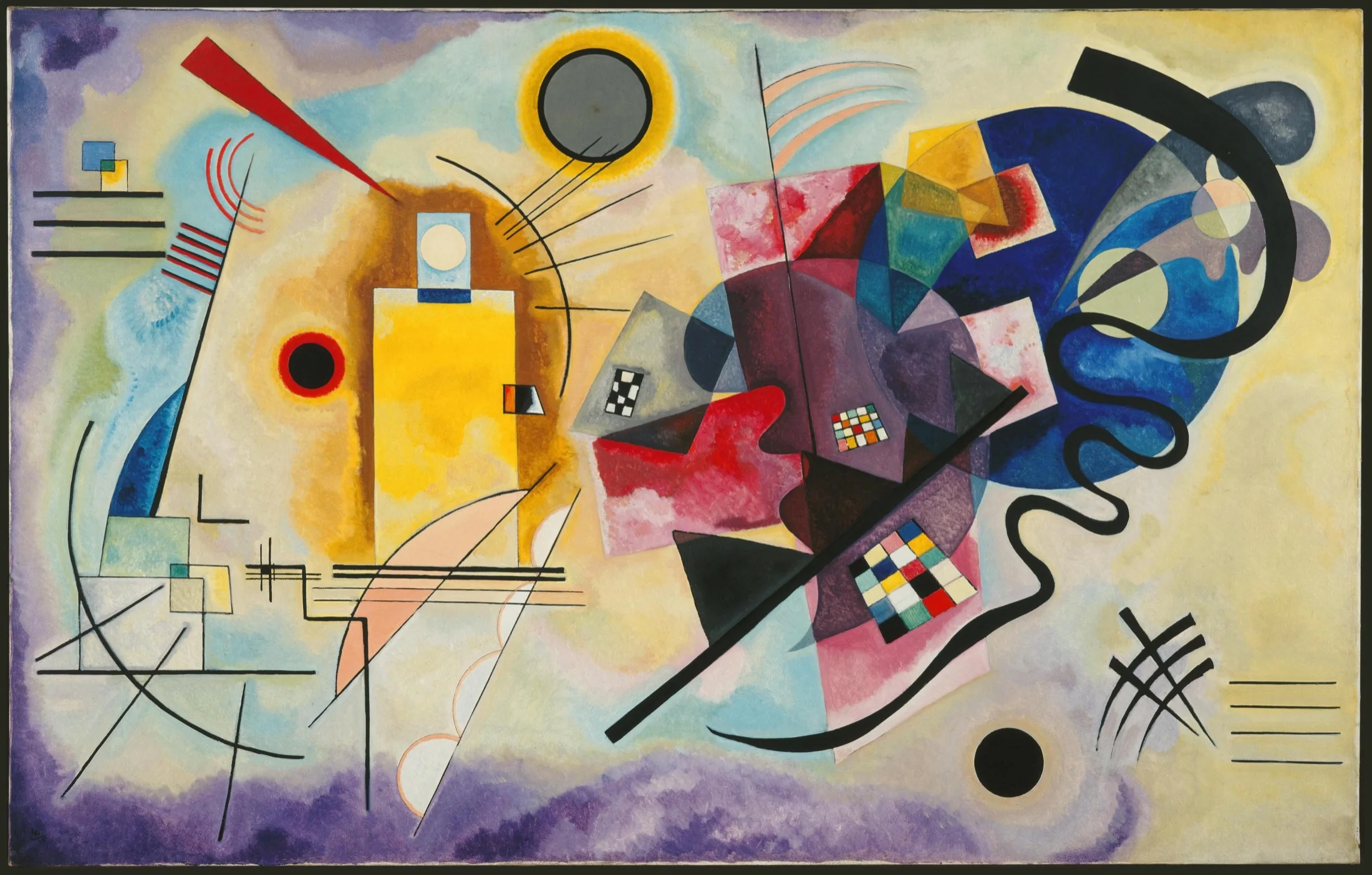 Yellow-Red-Blue by Wassily Kandinsky