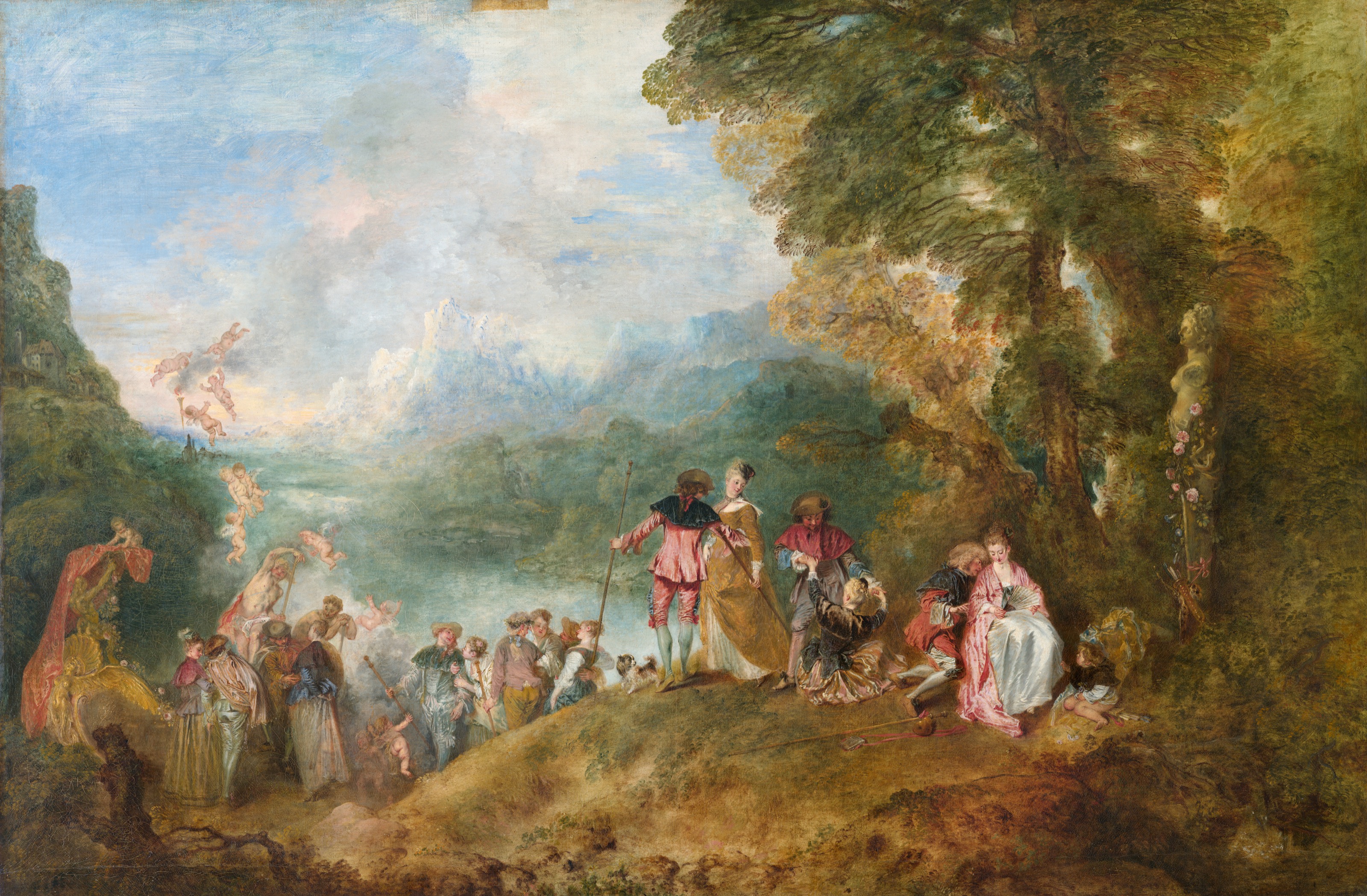 L'Embarquement pour Cythère d'Antoine Watteau