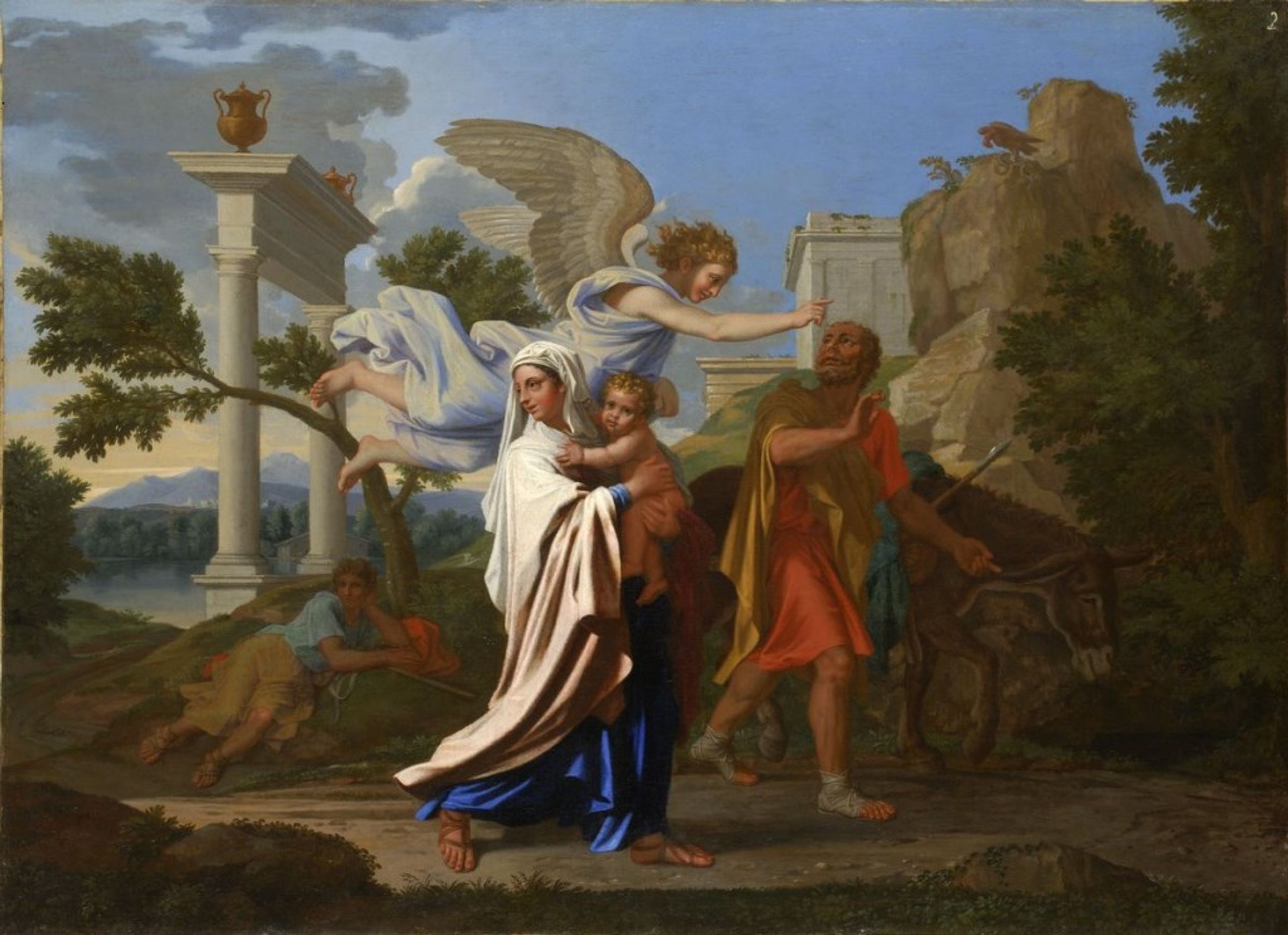 La Fuite en Égypte de Nicolas Poussin