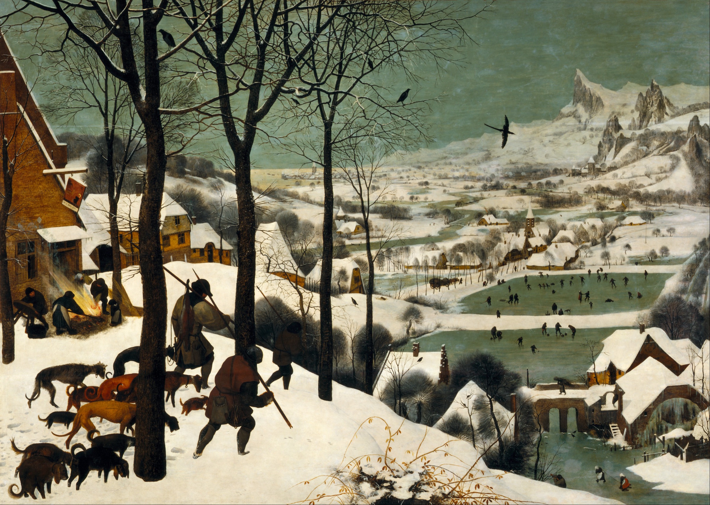 Hunters in the Snow by Pieter Bruegel the Elder