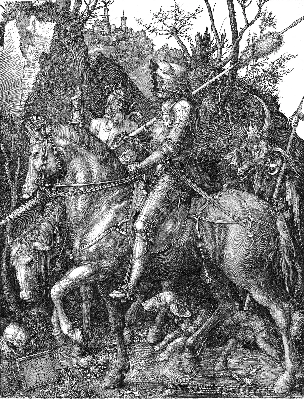 Knight, Death and the Devil by Albrecht Dürer