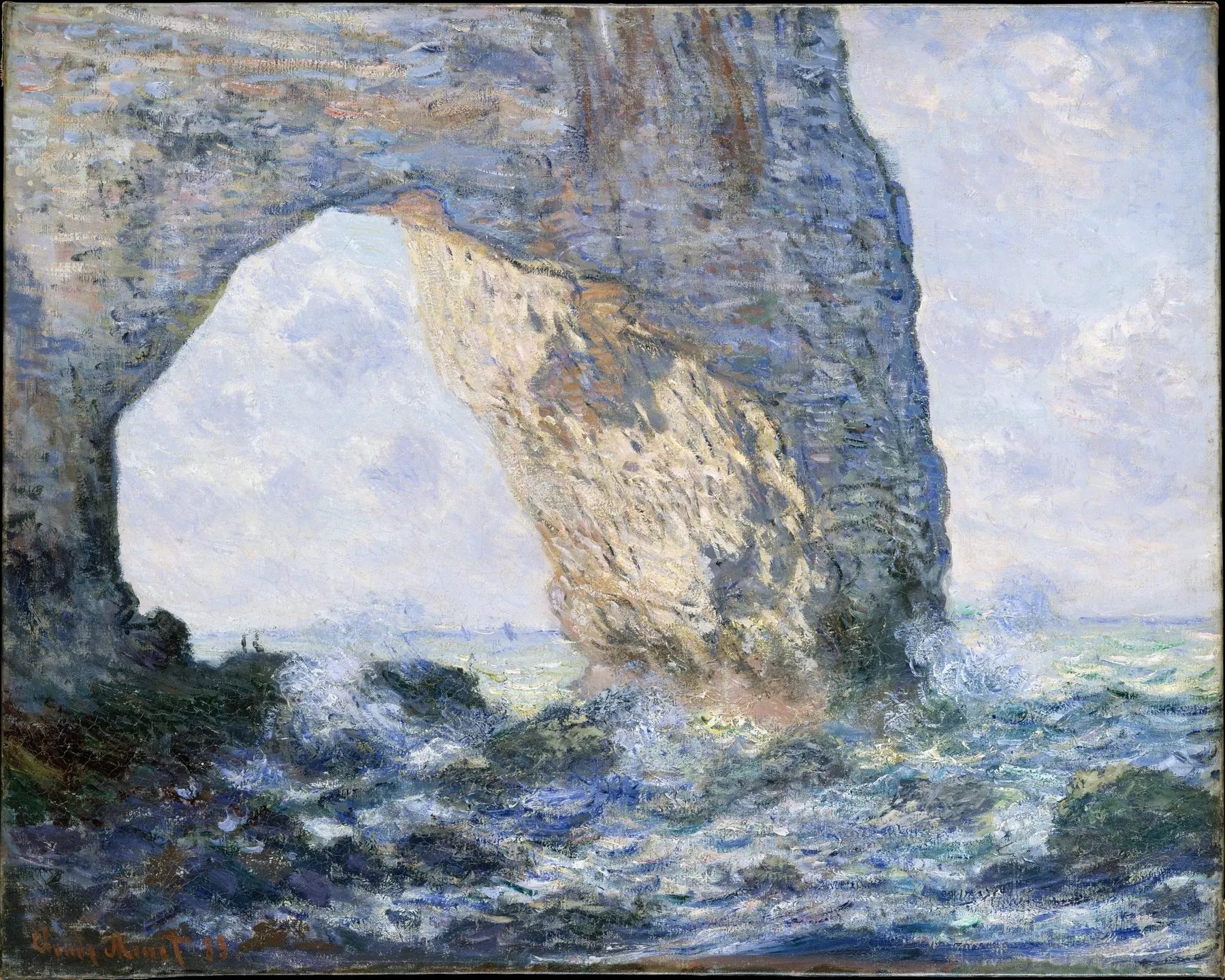 The Manneporte (Étretat) by Claude Monet