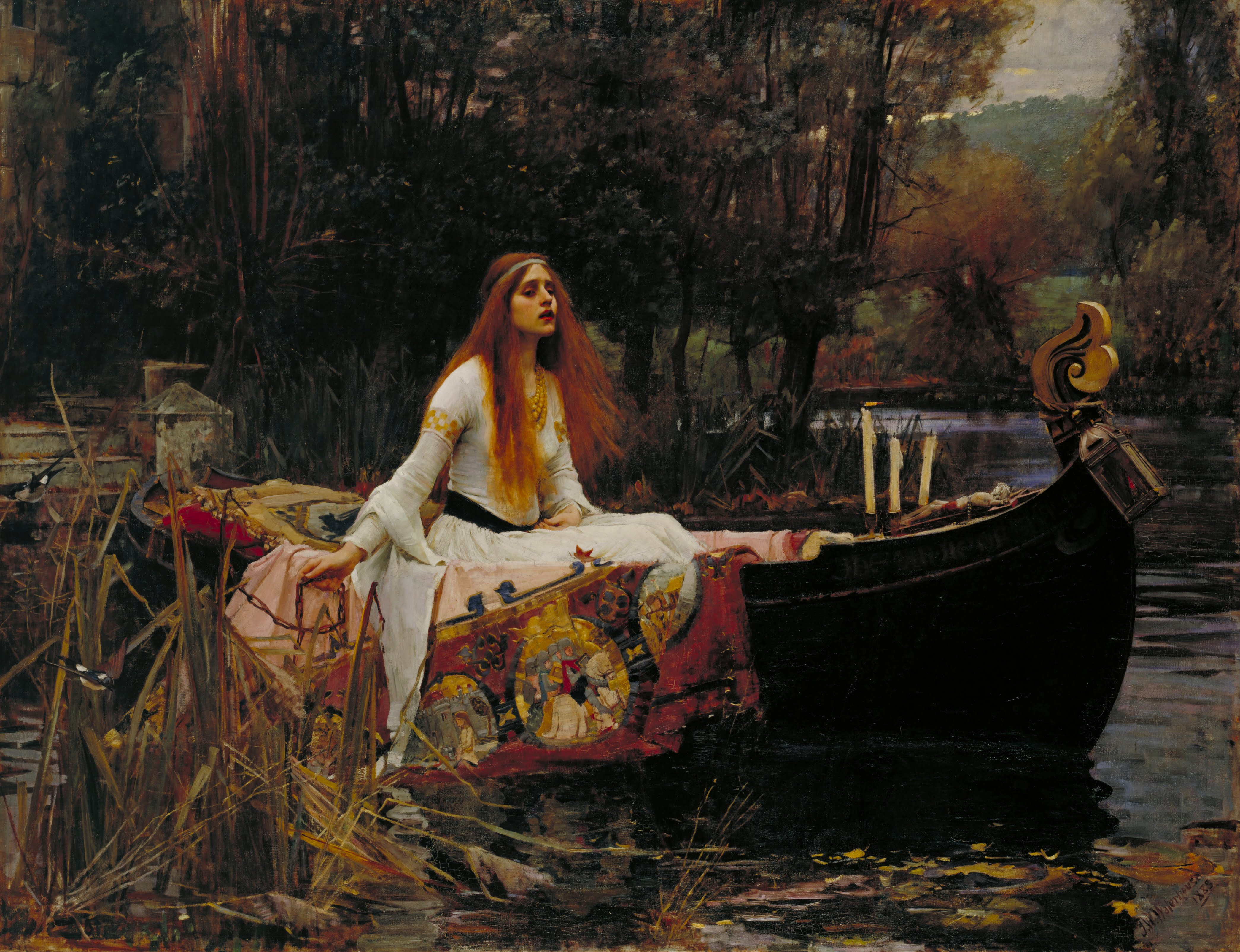 The Lady of Shalott de John William Waterhouse