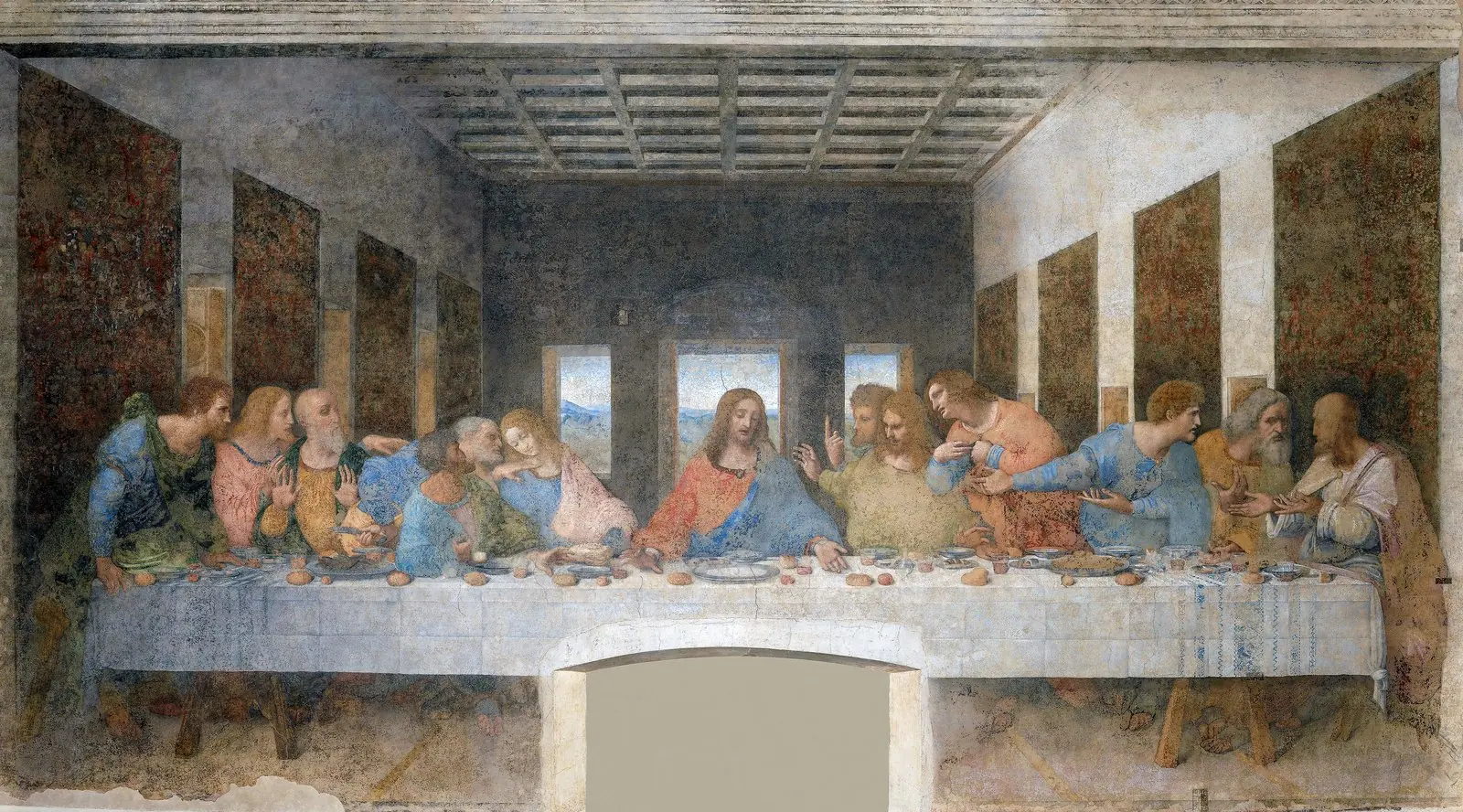 The Last Supper by Leonardo da Vinci, used for Renaissance comparison