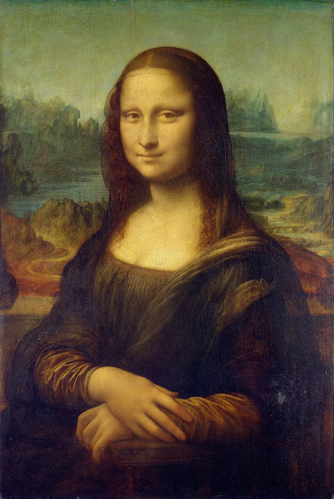 Mona Lisa by Leonardo da Vinci, whose face is modeled through slow transitions rather than hard contours