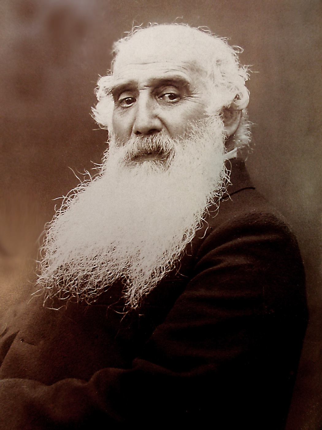 Portrait photograph of Camille Pissarro