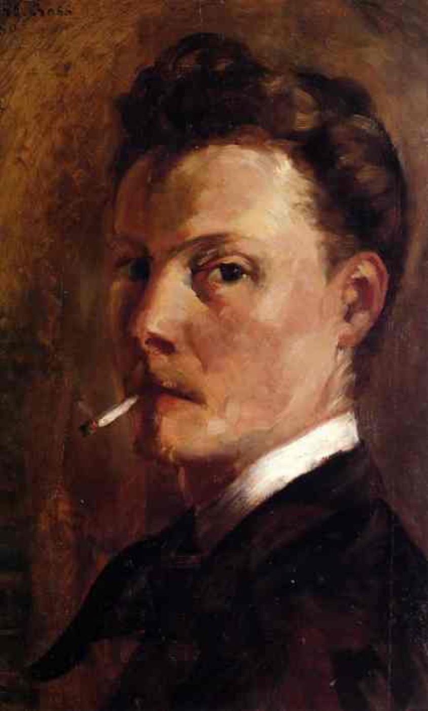 Autoportrait à la cigarette d'Henri-Edmond Cross