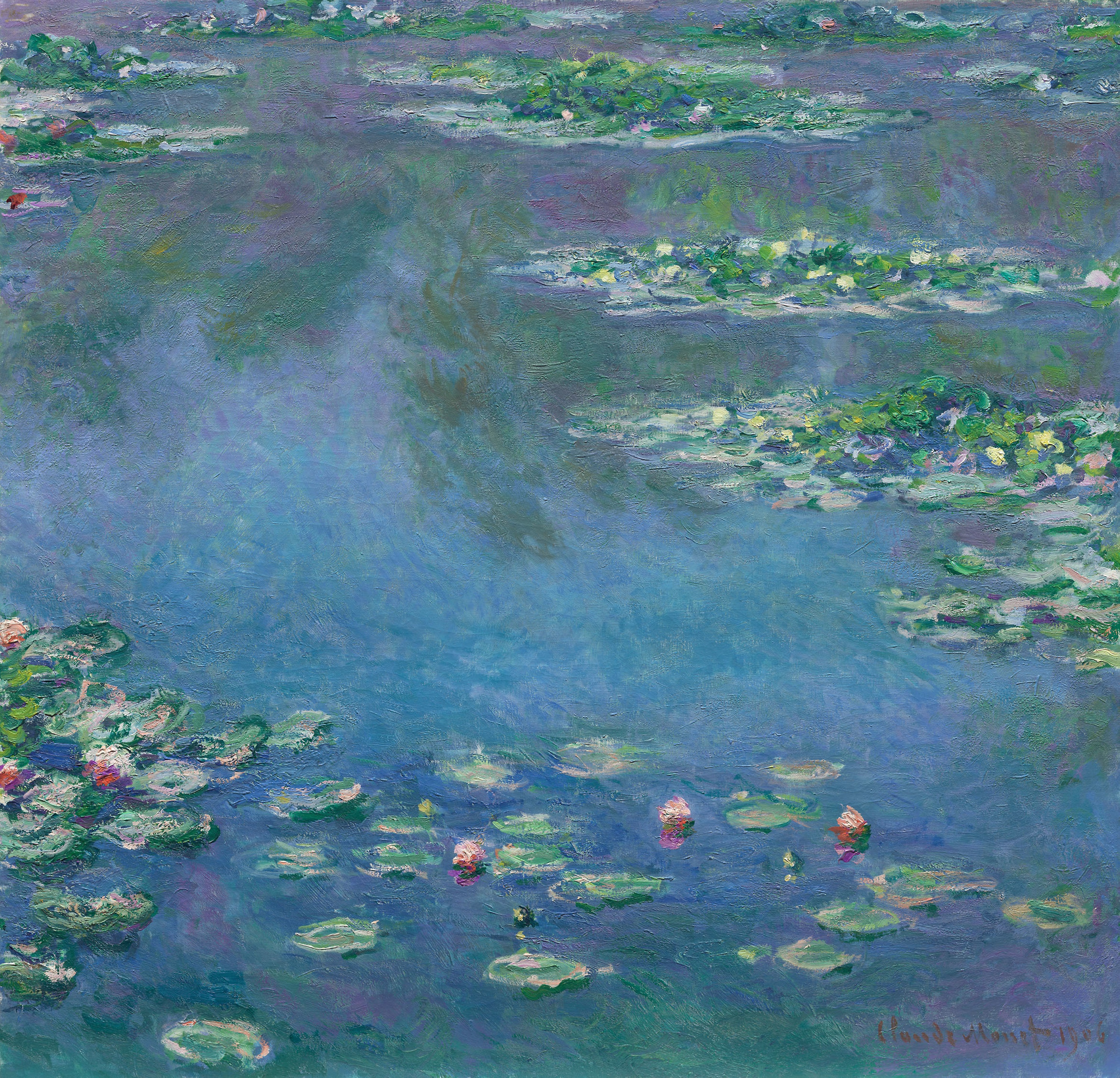 Water Lilies by Claude Monet, 1906, Art Institute of Chicago