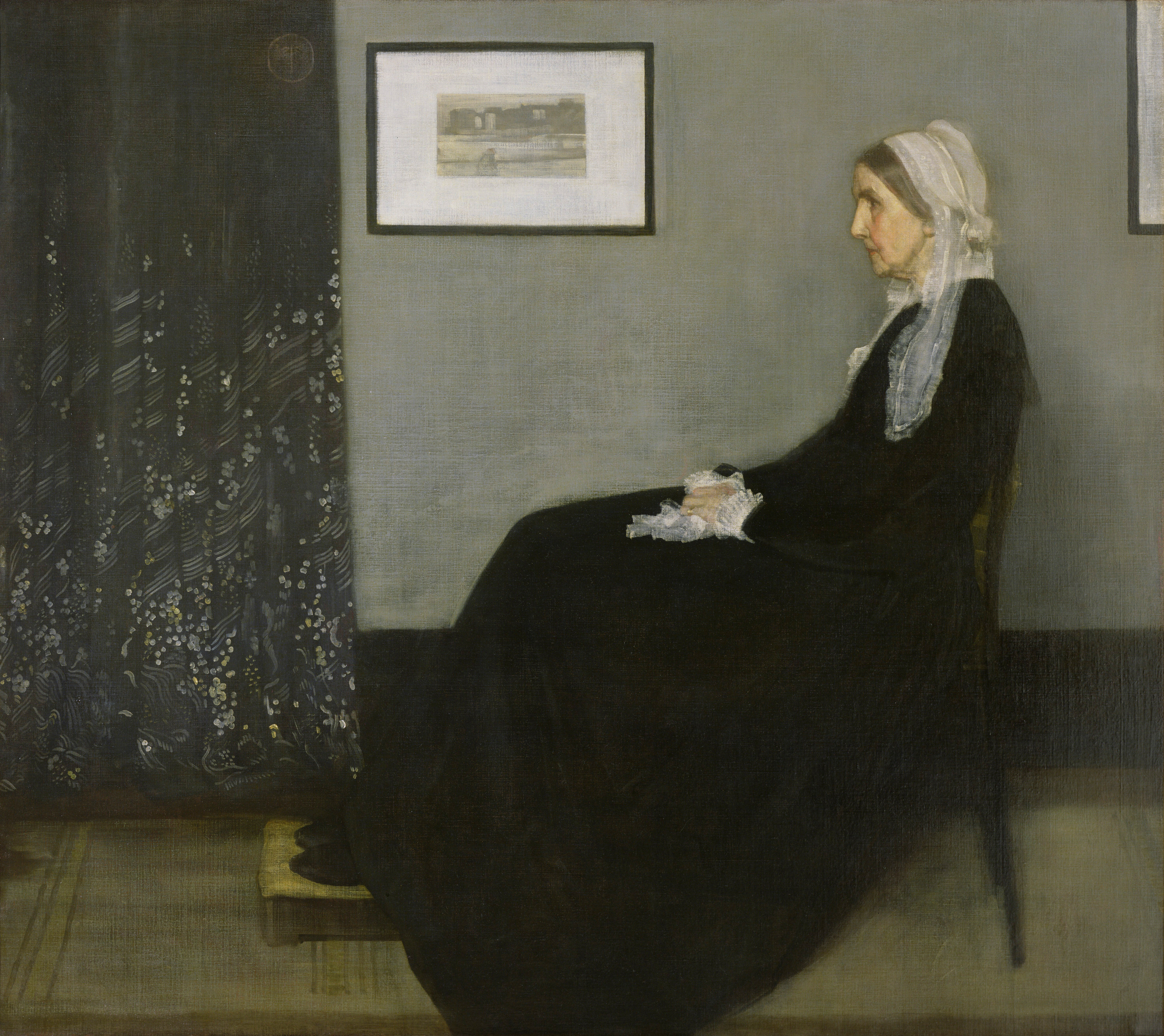 Arrangement en gris et noir n°1 de James McNeill Whistler